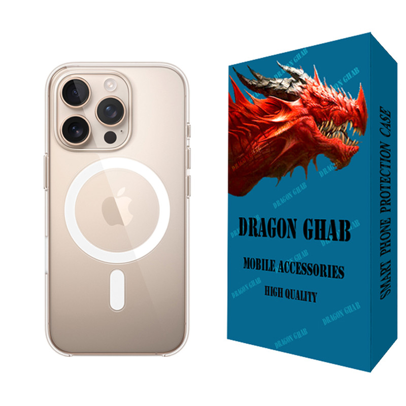 کاور دراگون قاب مدل مگ سیف مناسب برای گوشی موبایل اپل iPhone 16 Pro Max