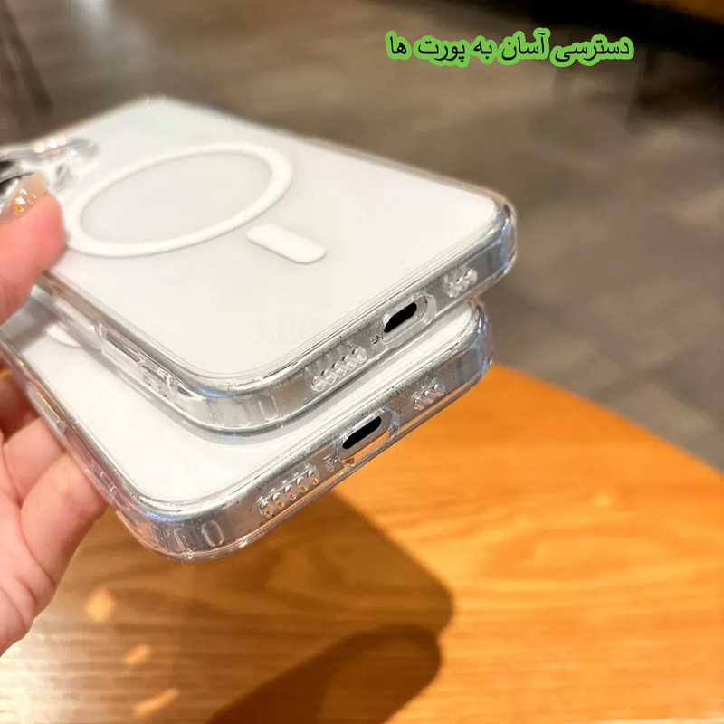 کاور لئو قاب مدل SHFL مناسب برای گوشی موبایل اپل iPhone 15 Pro