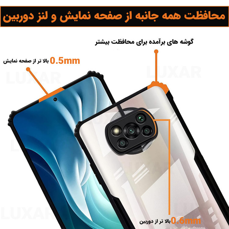 کاور لوکسار مدل pocox3 -Vetra مناسب برای گوشی موبایل شیائومی Poco X3 NFC / Poco X3 Pro / Poco X3