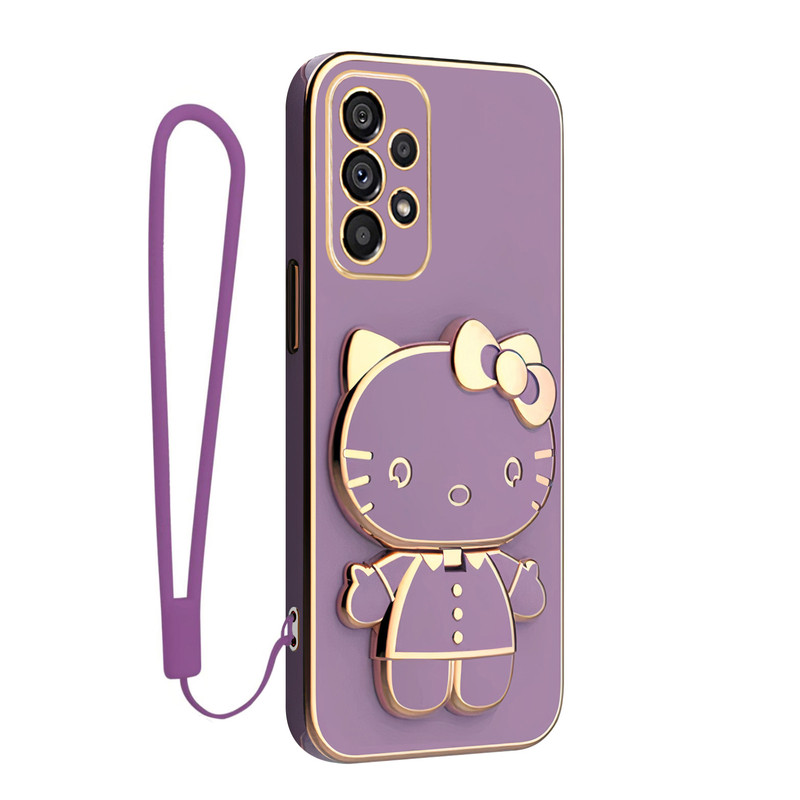 کاور اسپارتان مدل Kitty مناسب برای گوشی موبایل سامسونگ Galaxy A32 4G به همراه بند نگهدارنده