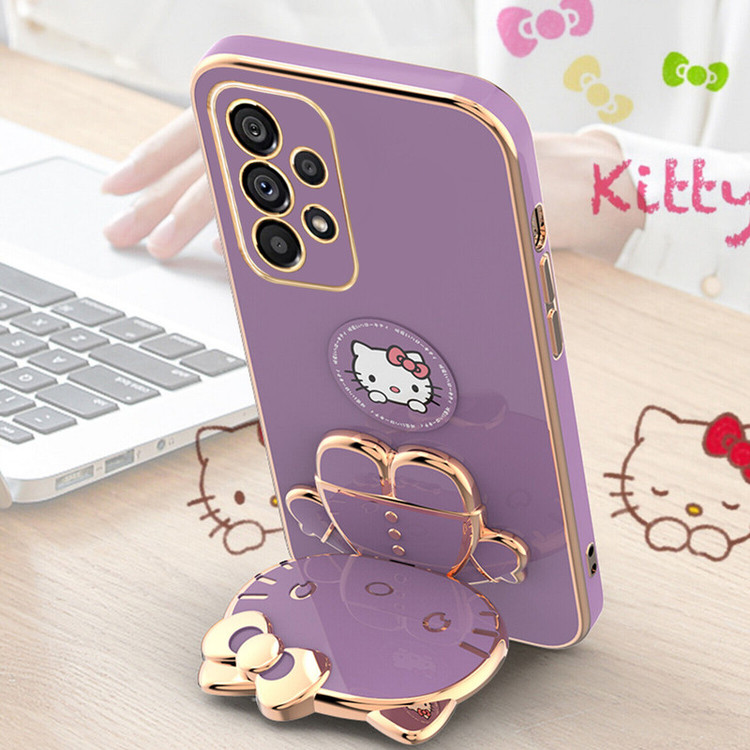 کاور اسپارتان مدل Kitty مناسب برای گوشی موبایل سامسونگ Galaxy A32 4G به همراه بند نگهدارنده