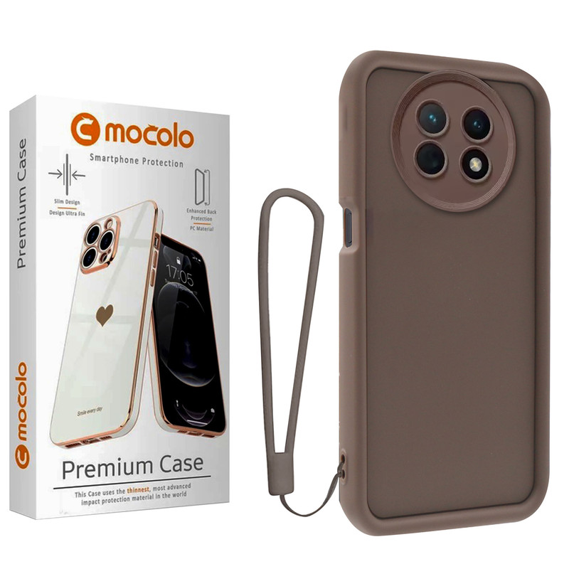 کاور موکولو مدل Silicone Puffer Strap مناسب برای گوشی موبایل آنر Honor X9c به همراه بند آویز