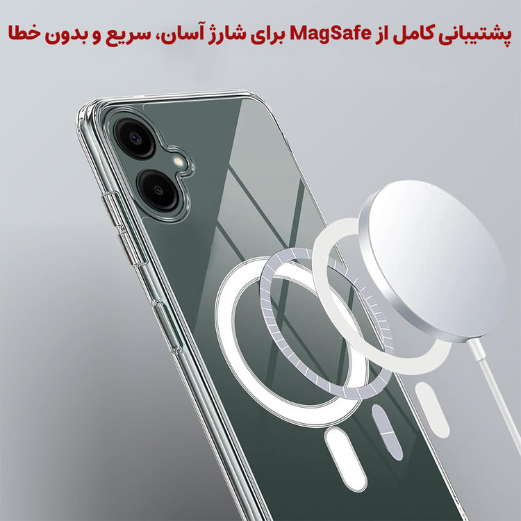 کاور لوکسار مدل A06 _clmag مناسب برای گوشی موبایل سامسونگ Galaxy A06