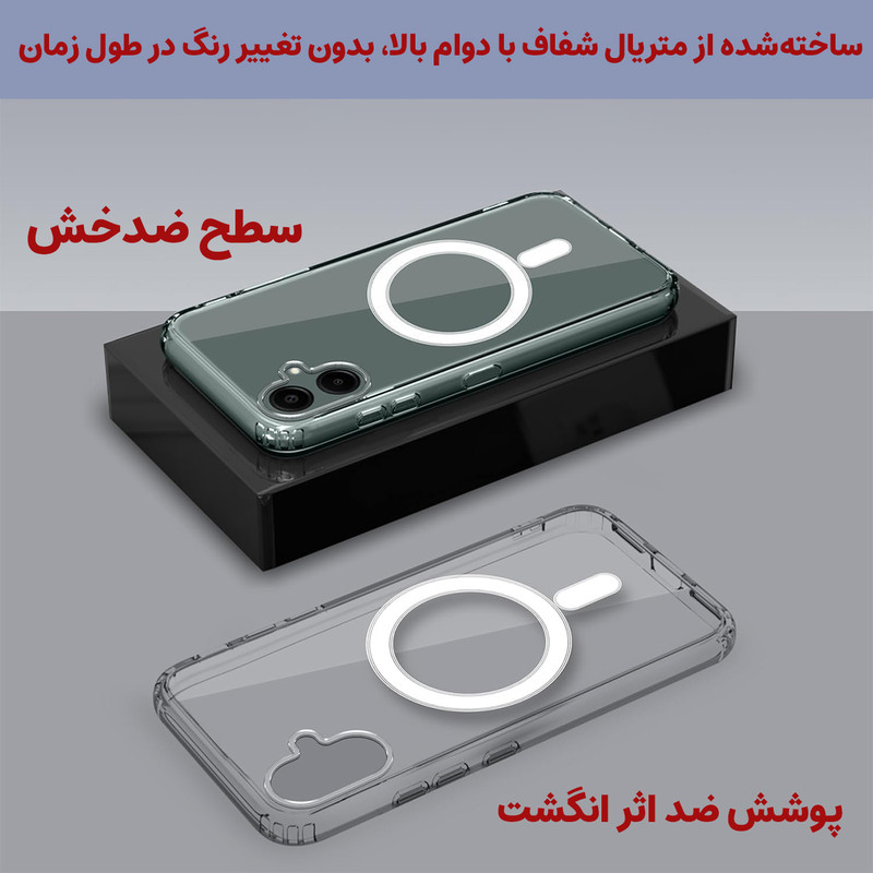 کاور لوکسار مدل A06 _clmag مناسب برای گوشی موبایل سامسونگ Galaxy A06