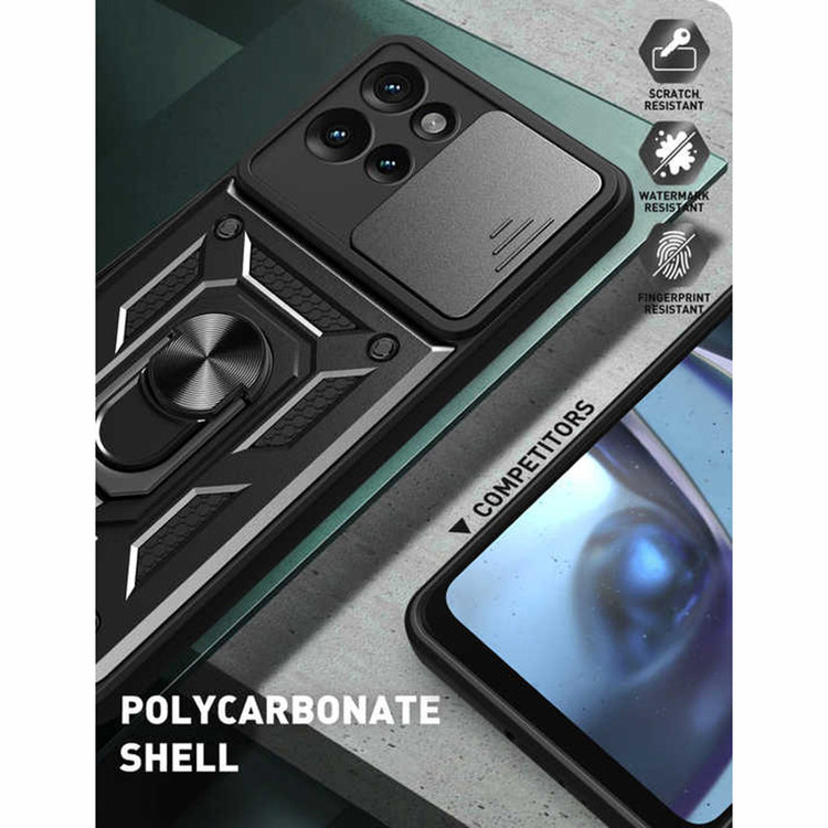 کاور اسپارتان مدل Defender Armor Strap مناسب برای گوشی موبایل موتورولا Moto Edge 50 5G به همراه بند