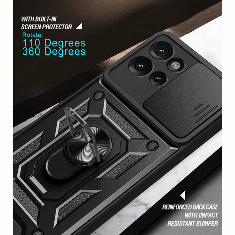 کاور اسپارتان مدل Defender Armor Strap مناسب برای گوشی موبایل موتورولا Moto Edge 50 5G به همراه بند