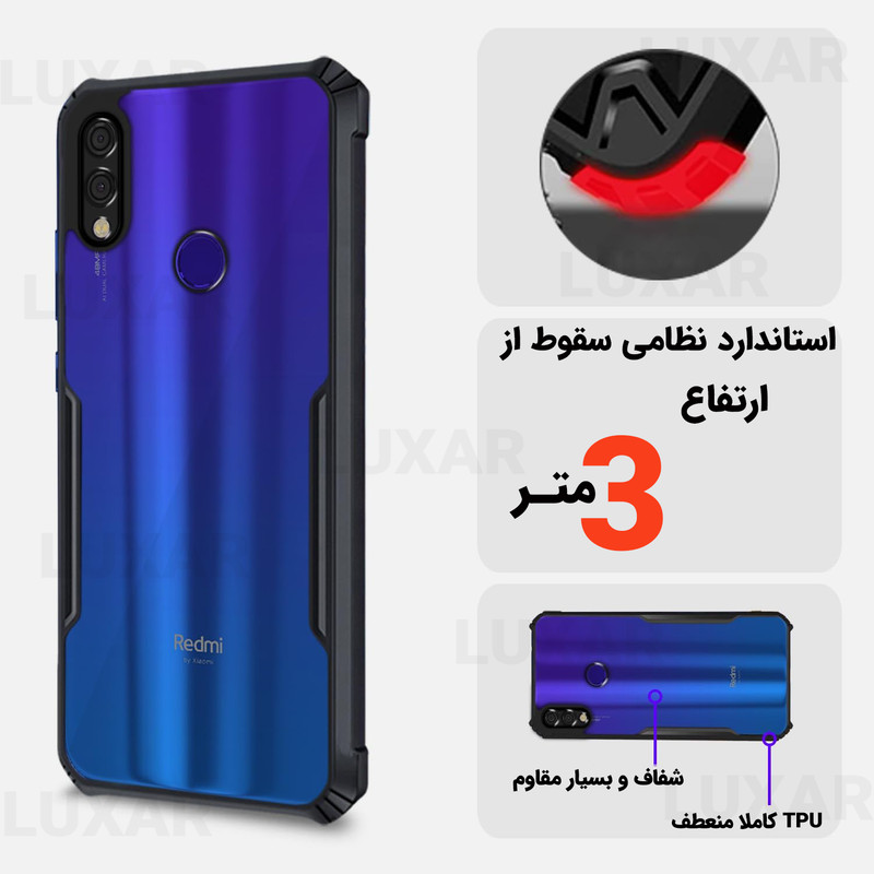 کاور لوکسار مدل note7 -Vetra مناسب برای گوشی موبایل شیائومی Redmi Note 7 / Redmi Note 7 Pro