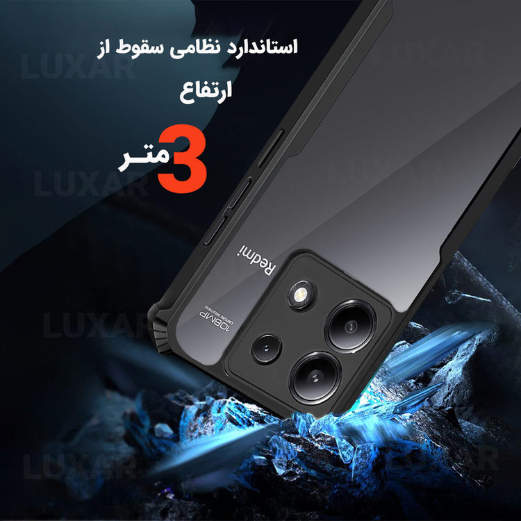 کاور لوکسار مدل note13pro -Vetra مناسب برای گوشی موبایل شیائومی Note 13 Pro 4G / Poco M6 Pro 4G / Note 14S 4G