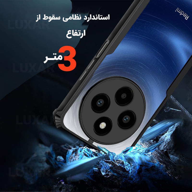کاور لوکسار مدل redmi14c -Vetra مناسب برای گوشی موبایل شیائومی Redmi 14C / Redmi 14R / Poco C75