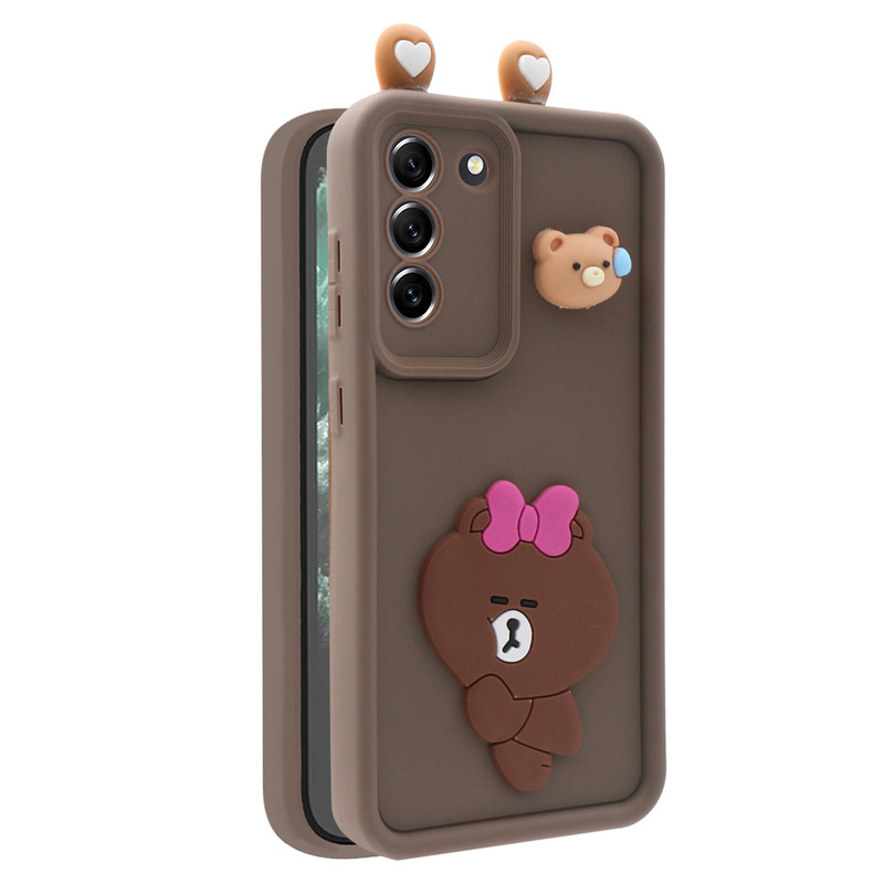 کاور مدل KittyBear مناسب برای گوشی موبایل سامسونگ Galaxy S21 FE