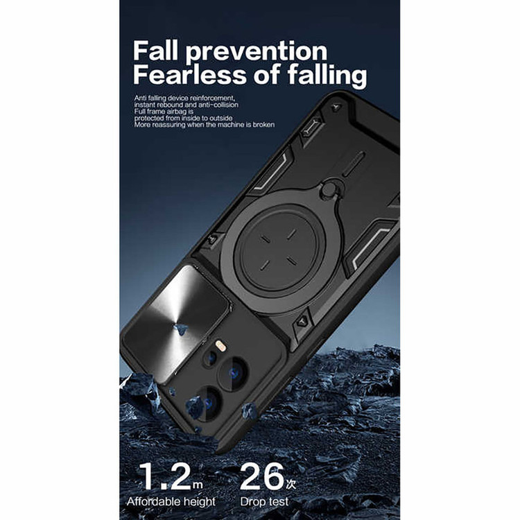 کاور اسپارتان مدل Magnet Ring Strap مناسب برای گوشی موبایل موتورولا Edge 30 Fusion به همراه بند آویز