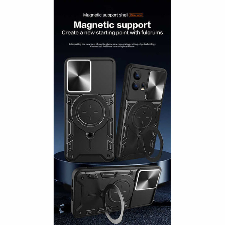 کاور اسپارتان مدل Magnet Ring Strap مناسب برای گوشی موبایل موتورولا Edge 30 Fusion به همراه بند آویز