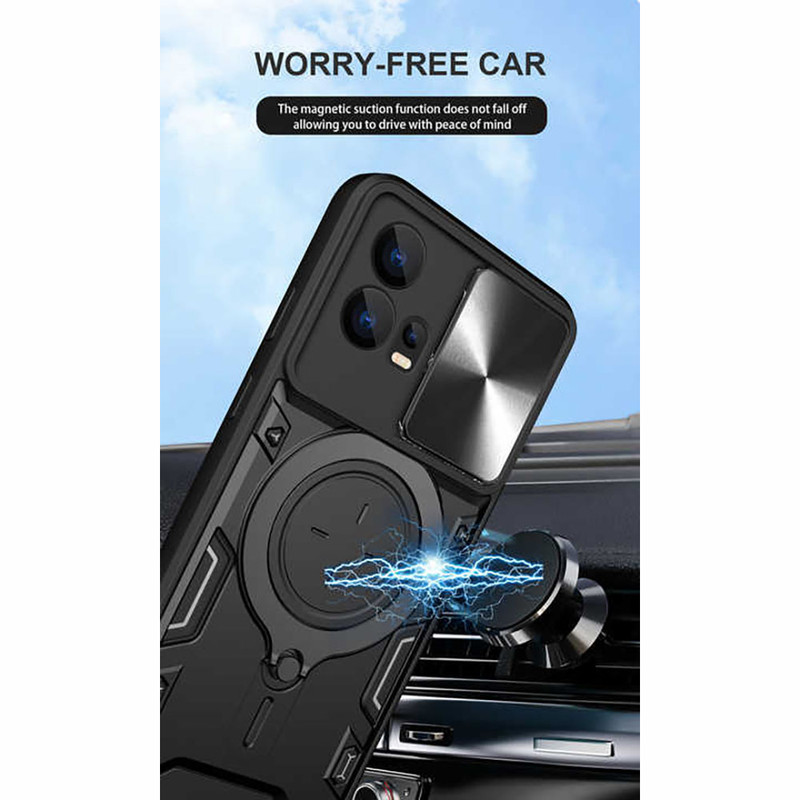 کاور اسپارتان مدل Magnet Ring Strap مناسب برای گوشی موبایل موتورولا Edge 30 Fusion به همراه بند آویز