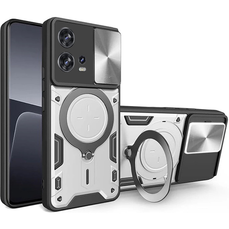 کاور اسپارتان مدل Magnet Ring Strap مناسب برای گوشی موبایل موتورولا Edge 30 Fusion به همراه بند آویز