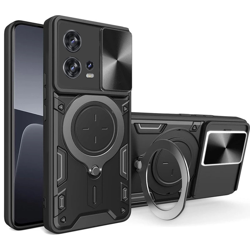 کاور اسپارتان مدل Magnet Ring Strap مناسب برای گوشی موبایل موتورولا Edge 30 Fusion به همراه بند آویز