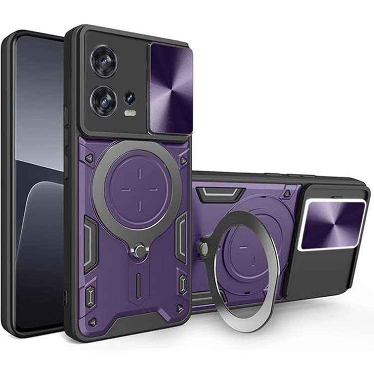کاور اسپارتان مدل Magnet Ring Strap مناسب برای گوشی موبایل موتورولا Edge 30 Fusion به همراه بند آویز