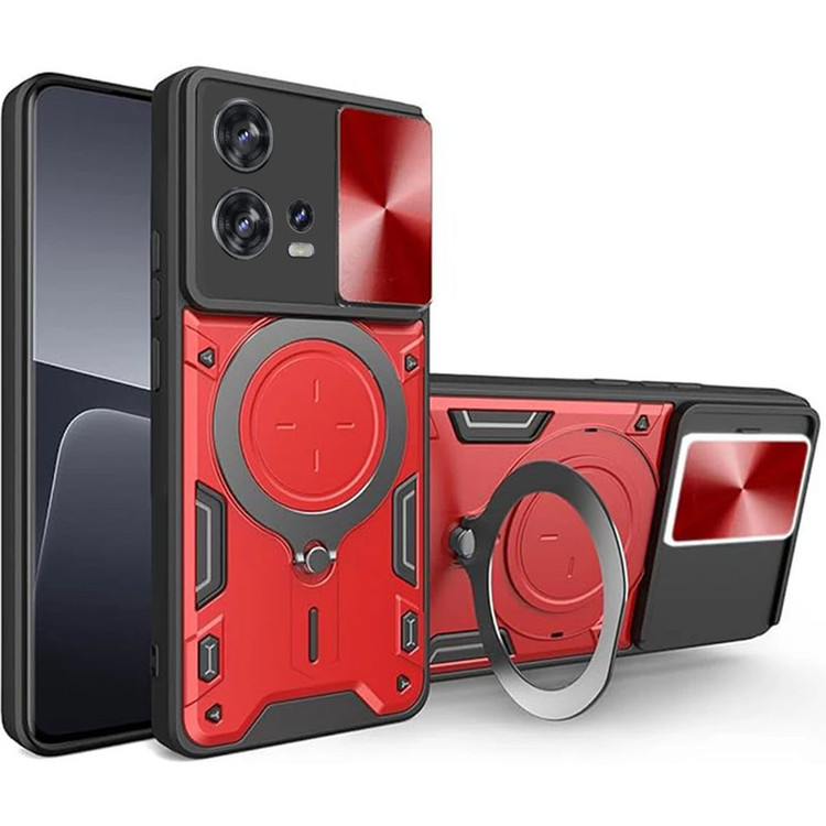 کاور اسپارتان مدل Magnet Ring Strap مناسب برای گوشی موبایل موتورولا Edge 30 Fusion به همراه بند آویز