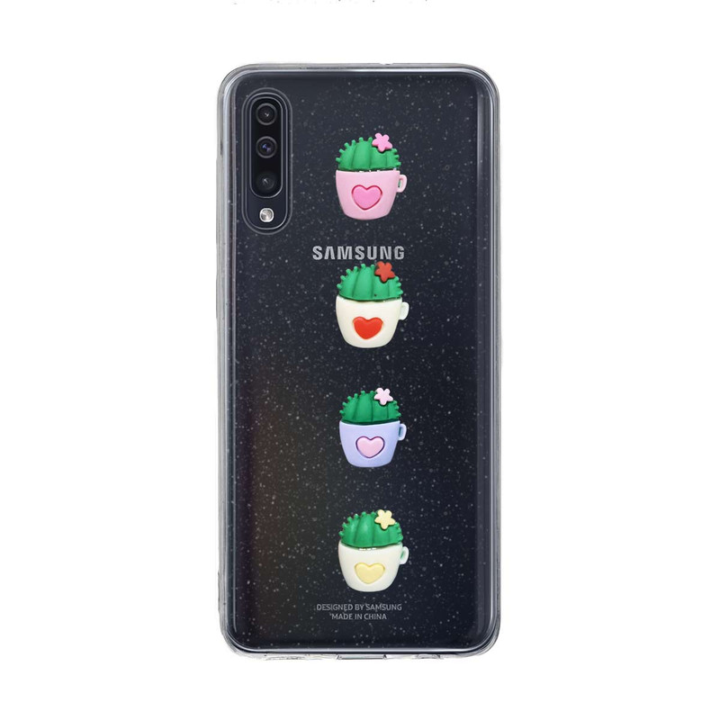 کاور دکین مدل Nitid طرح گلدان مناسب برای گوشی موبایل سامسونگ Galaxy A70