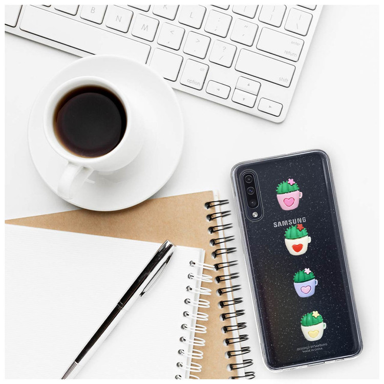 کاور دکین مدل Nitid طرح گلدان مناسب برای گوشی موبایل سامسونگ Galaxy A70