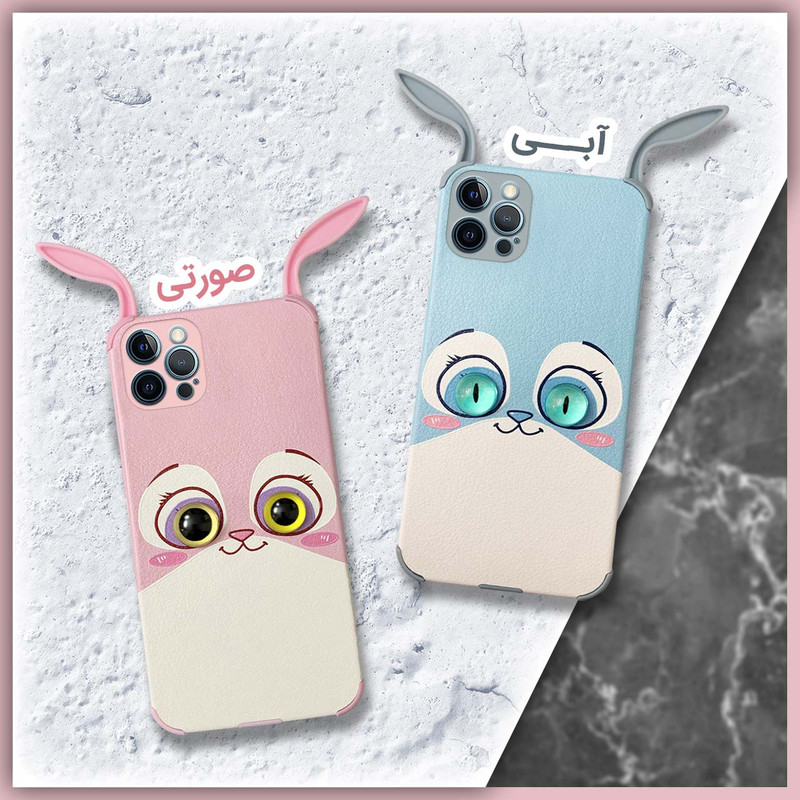 کاور دکین مدل Lapin طرح خرگوش مناسب برای گوشی موبایل اپل iPhone 12 Pro