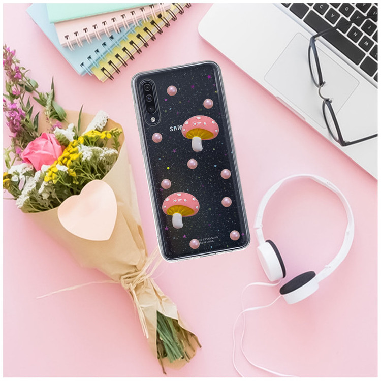 کاور دکین مدل Nitid طرح قارچ مناسب برای گوشی موبایل سامسونگ Galaxy A70