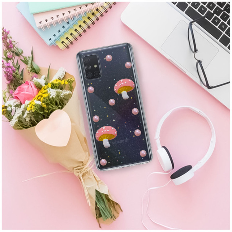 کاور دکین مدل Nitid طرح قارچ مناسب برای گوشی موبایل سامسونگ Galaxy A51