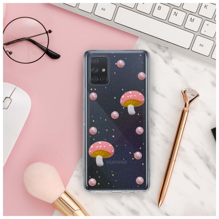 کاور دکین مدل Nitid طرح قارچ مناسب برای گوشی موبایل سامسونگ Galaxy A51