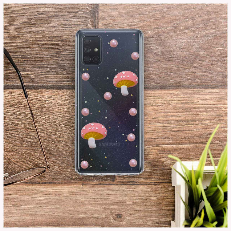 کاور دکین مدل Nitid طرح قارچ مناسب برای گوشی موبایل سامسونگ Galaxy A51