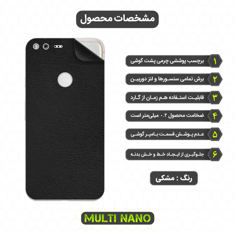 برچسب پوششی مولتی نانو مدل X-F1L مناسب برای گوشی موبایل گوگل Pixel XL
