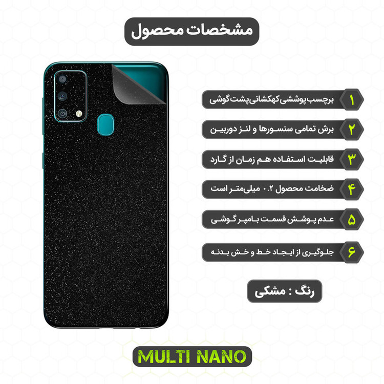 برچسب پوششی مولتی نانو مدل X-F1G مناسب برای گوشی موبایل سامسونگ Galaxy M21S