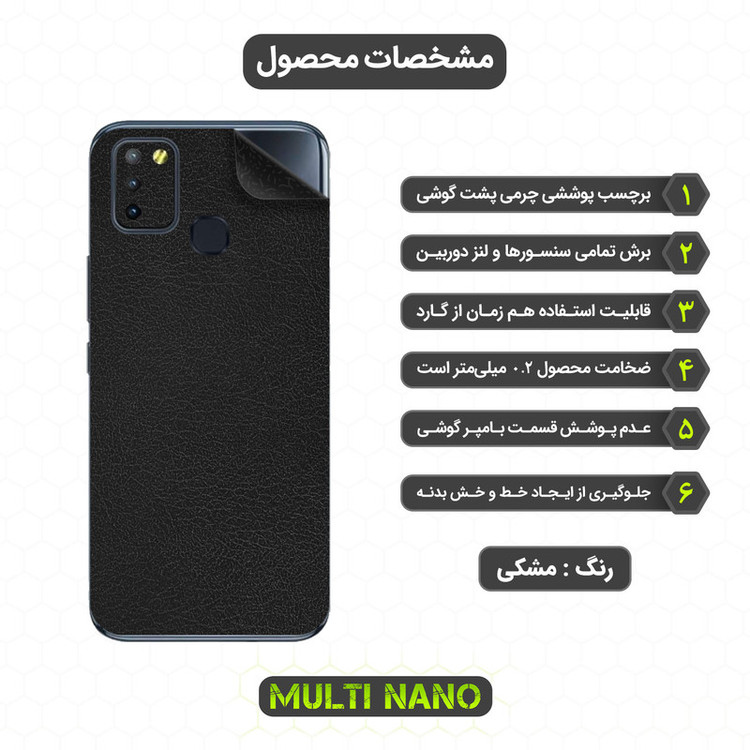 برچسب پوششی مولتی نانو مدل X-F1L مناسب برای گوشی موبایل اینفینیکس Hot 10 Lite