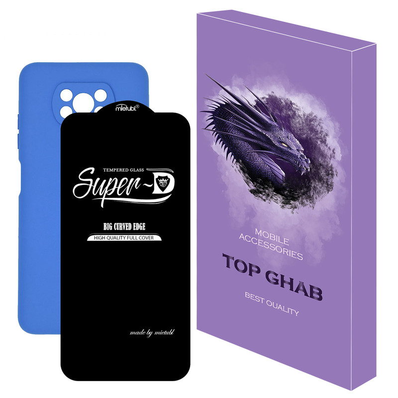 کاور تاپ قاب مدل 2SDL مناسب برای گوشی موبایل شیائومی Poco X3 Pro به همراه محافظ صفحه نمایش
