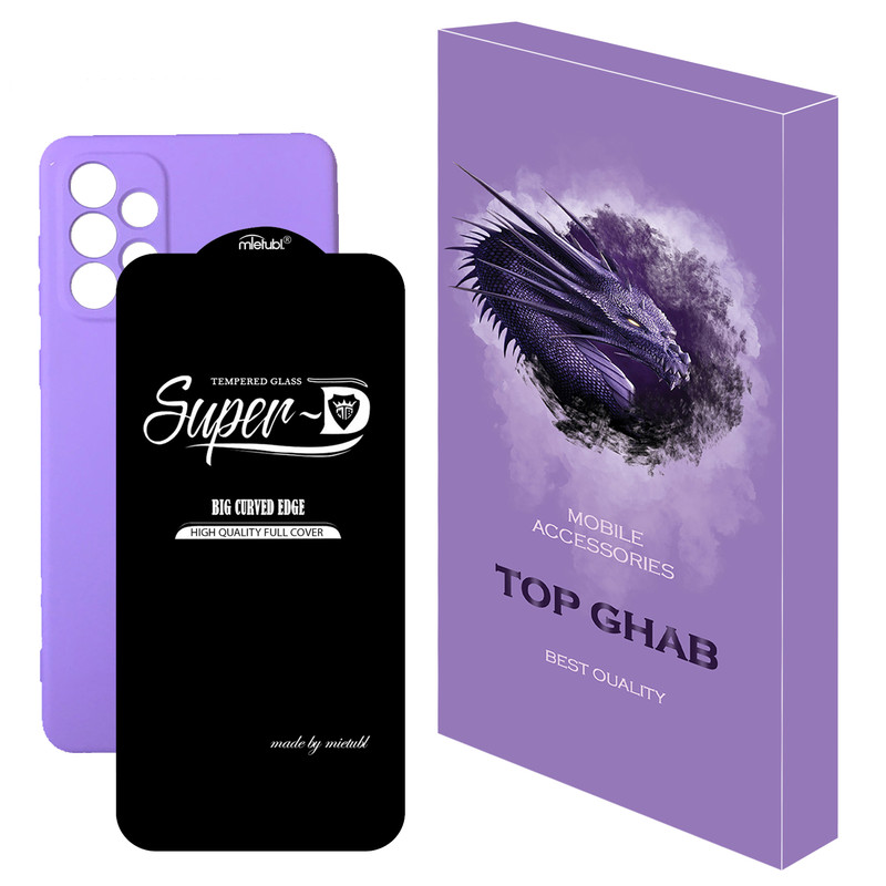 کاور تاپ قاب مدل 2SDL مناسب برای گوشی موبایل سامسونگ Galaxy A73 5G به همراه محافظ صفحه نمایش