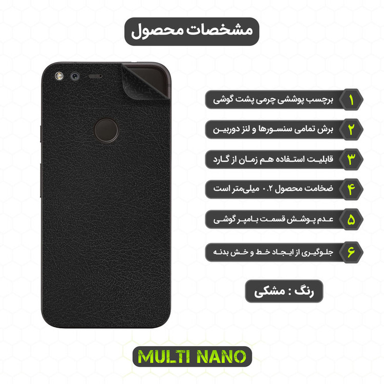 برچسب پوششی مولتی نانو مدل X-F1L مناسب برای گوشی موبایل گوگل Pixel