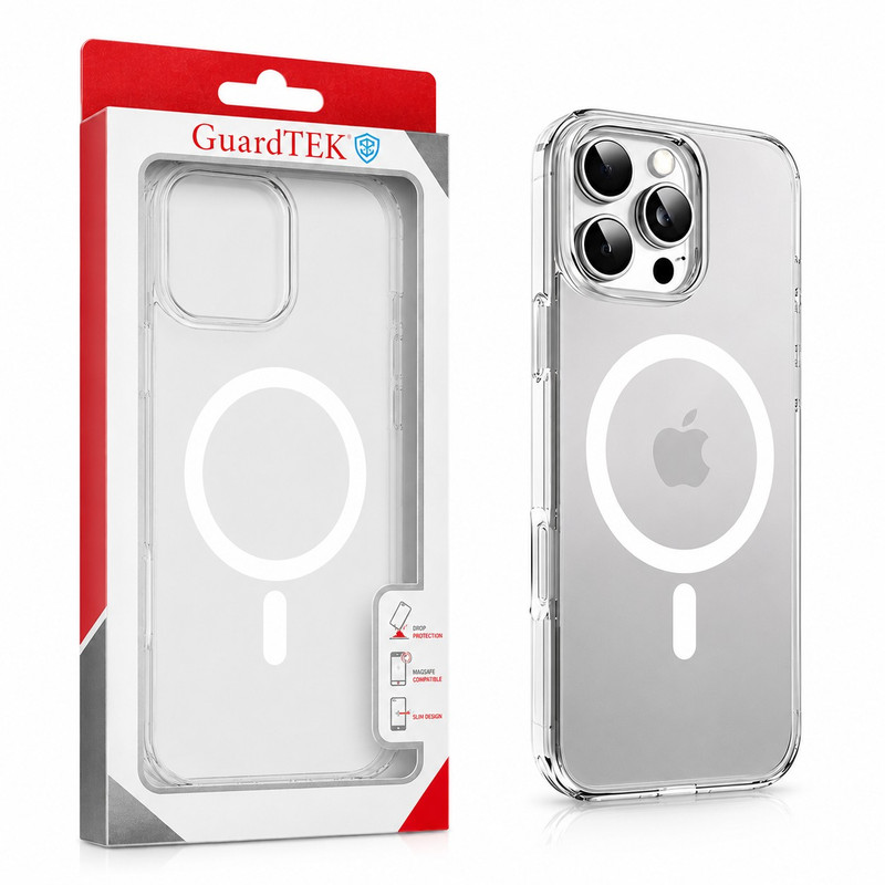 کاور گاردتک آساک مدل Magsafe Clear مناسب برای گوشی موبایل اپل iPhone 16 Pro
