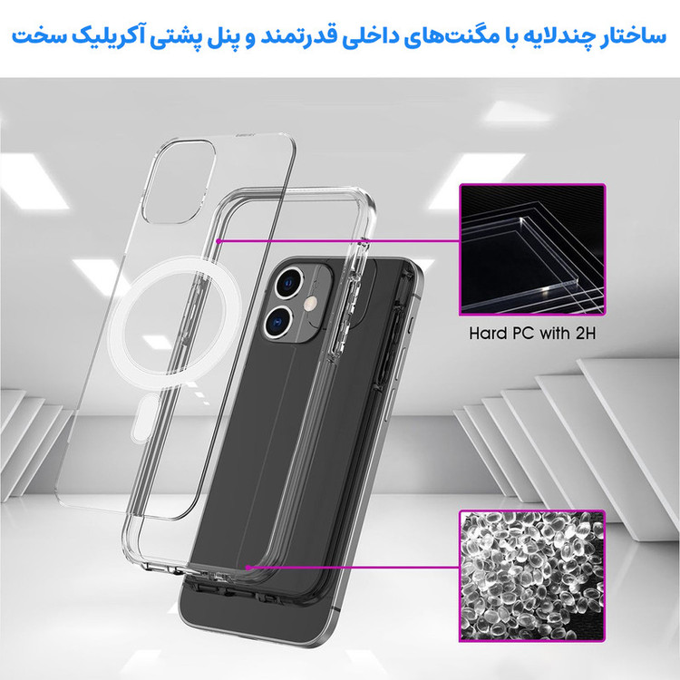 کاور لوکسار مدل iP11 _clmag مناسب برای گوشی موبایل اپل iPhone 11