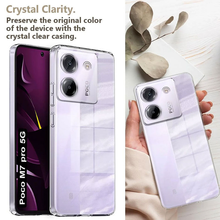 کاور مسیر مدل Clear Jellyمناسب برای گوشی موبایل شیائومی Poco M7 Pro 5G