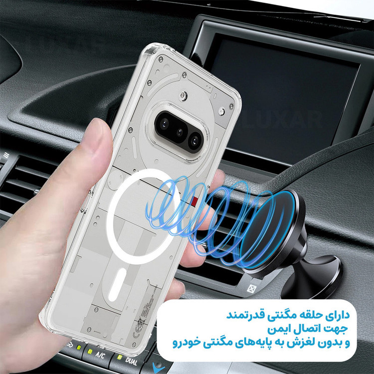 کاور لوکسار مدل Phone۳a _clmag مناسب برای گوشی موبایل ناتینگ فون Nothing Phone 3A