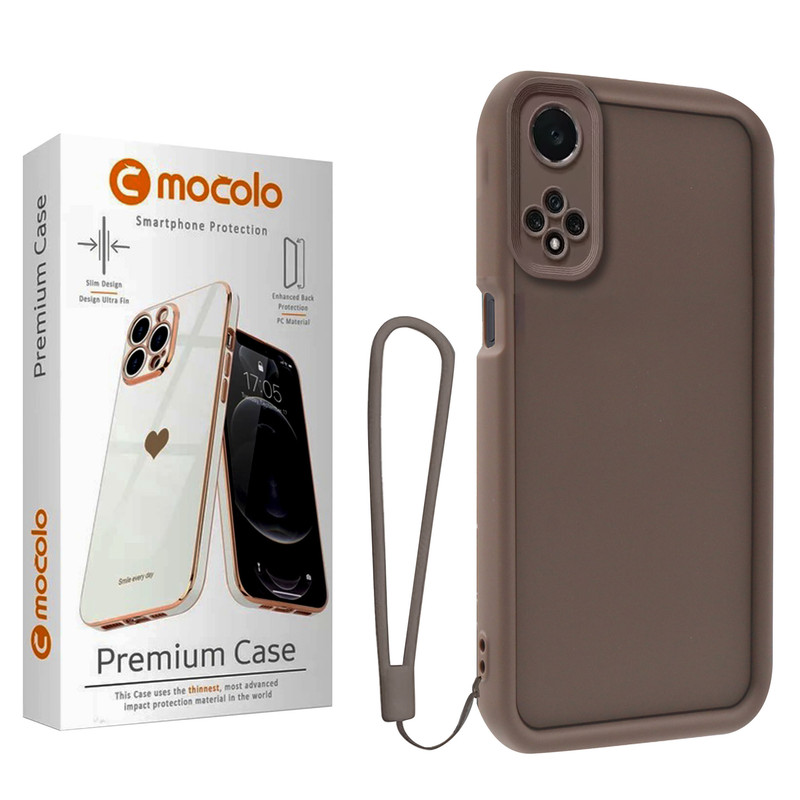 کاور موکولو مدل Silicone Puffer Strap مناسب برای گوشی موبایل هوآوی Nova 9 / آنر 50 به همراه بند آویز