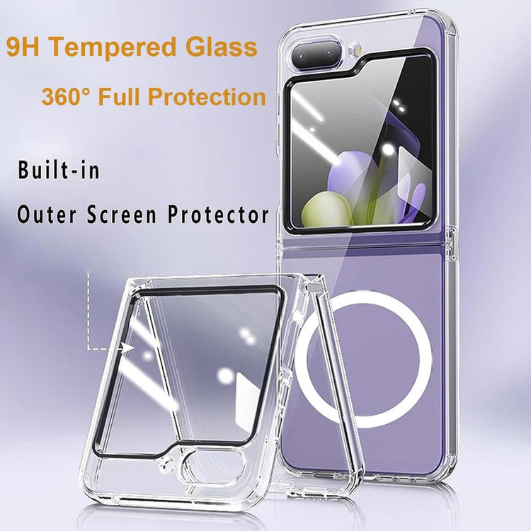 کاور گوف مدل Clear Magnetic مناسب برای گوشی موبایل سامسونگ Galaxy Z Flip 6