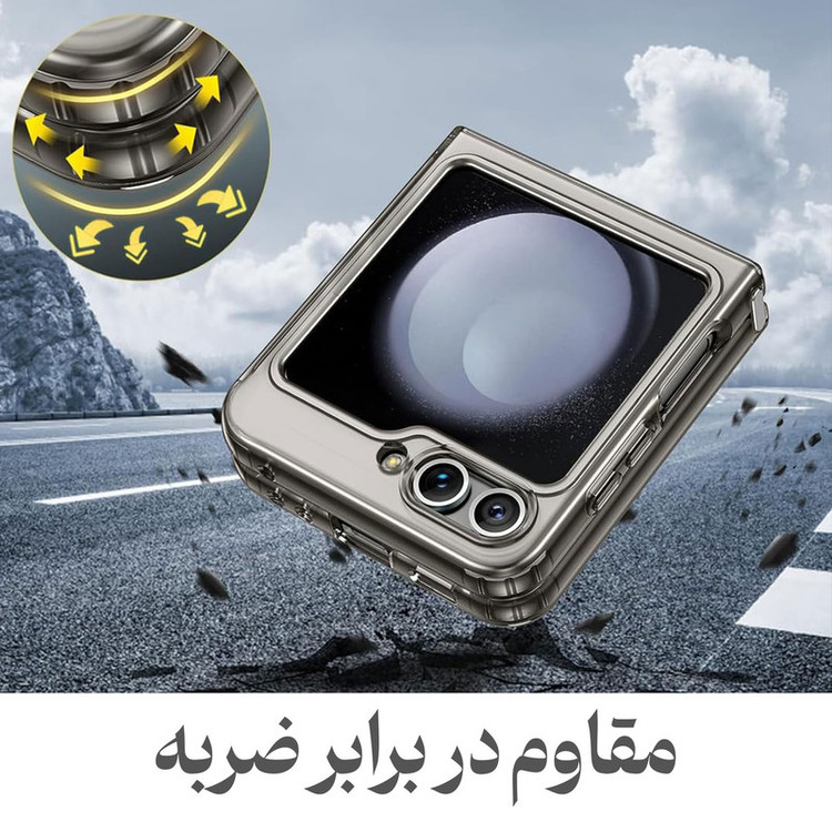 کاور گوف مدل Clear Magnetic مناسب برای گوشی موبایل سامسونگ Galaxy Z Flip 6