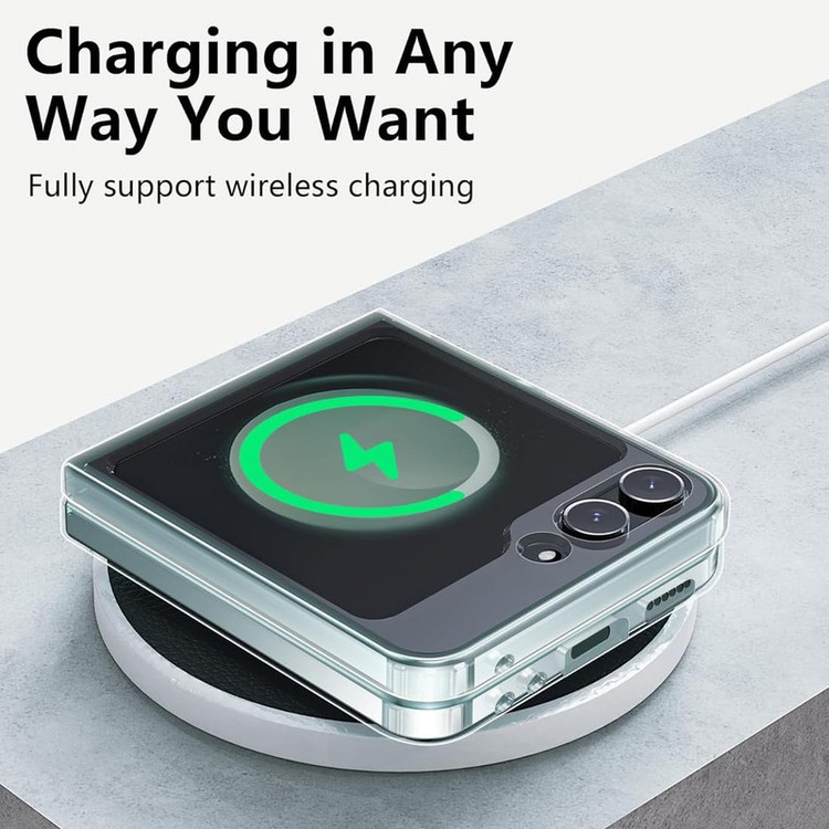کاور گوف مدل Clear Magnetic مناسب برای گوشی موبایل سامسونگ Galaxy Z Flip 6