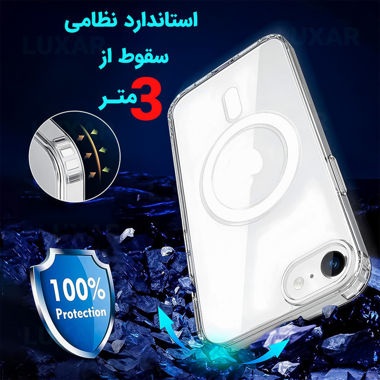 کاور لوکسار مدل iP7 _clmag مناسب برای گوشی موبایل اپل iPhone 7 / iPhone 8 / SE2 / SE3