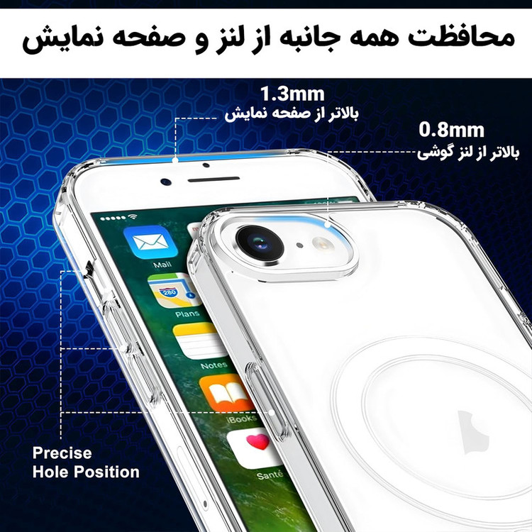 کاور لوکسار مدل iP7 _clmag مناسب برای گوشی موبایل اپل iPhone 7 / iPhone 8 / SE2 / SE3