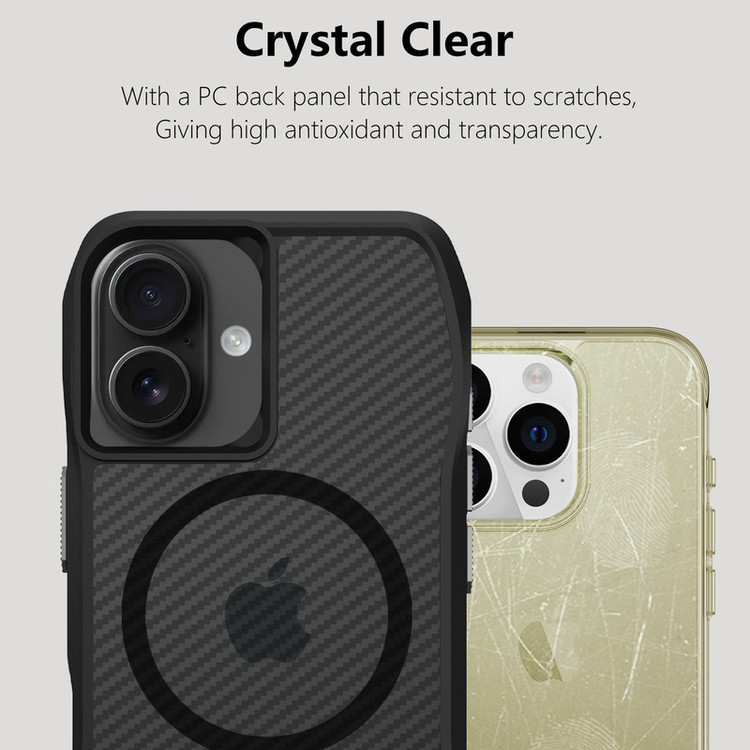 کاور سامورایی مدل Octagon Carbon مناسب برای گوشی موبایل اپل iPhone 16