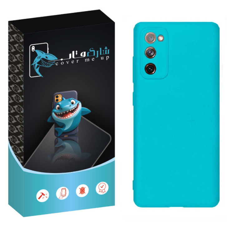 کاور شارک قاب مدل سیلیکونی مناسب برای گوشی موبایل سامسونگ Galaxy S20 FE