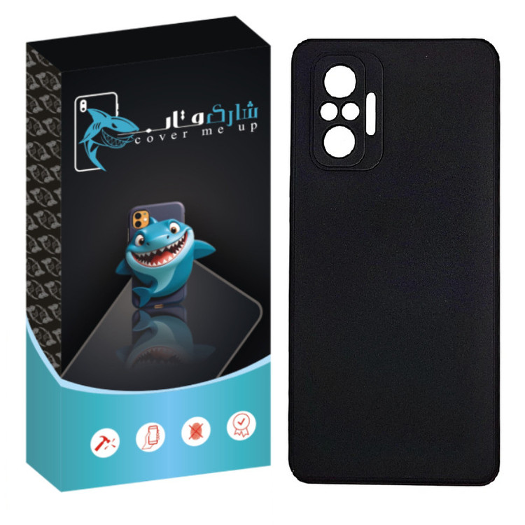 کاور شارک قاب مدل سیلیکونی مناسب برای گوشی موبایل شیائومی Redmi Note 10 Pro / Note 10 Pro Max