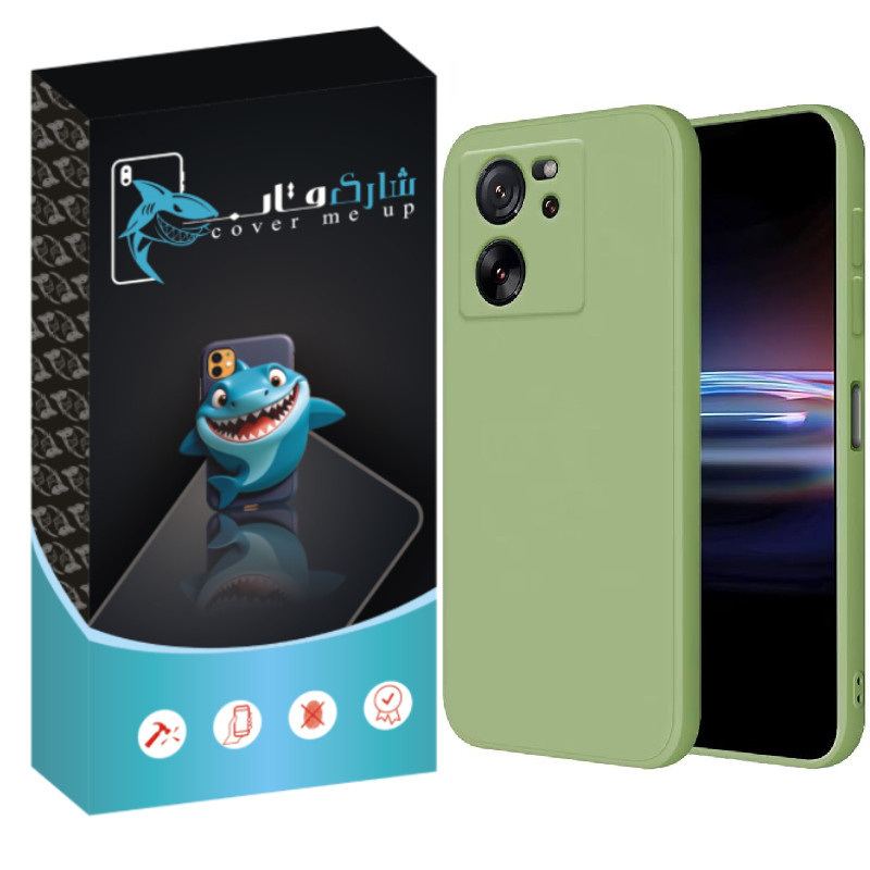 کاور شارک قاب مدل Silic مناسب برای گوشی موبایل شیائومی 13T / 13T Pro