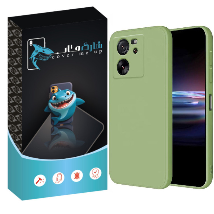 کاور شارک قاب مدل Silic مناسب برای گوشی موبایل شیائومی 13T / 13T Pro