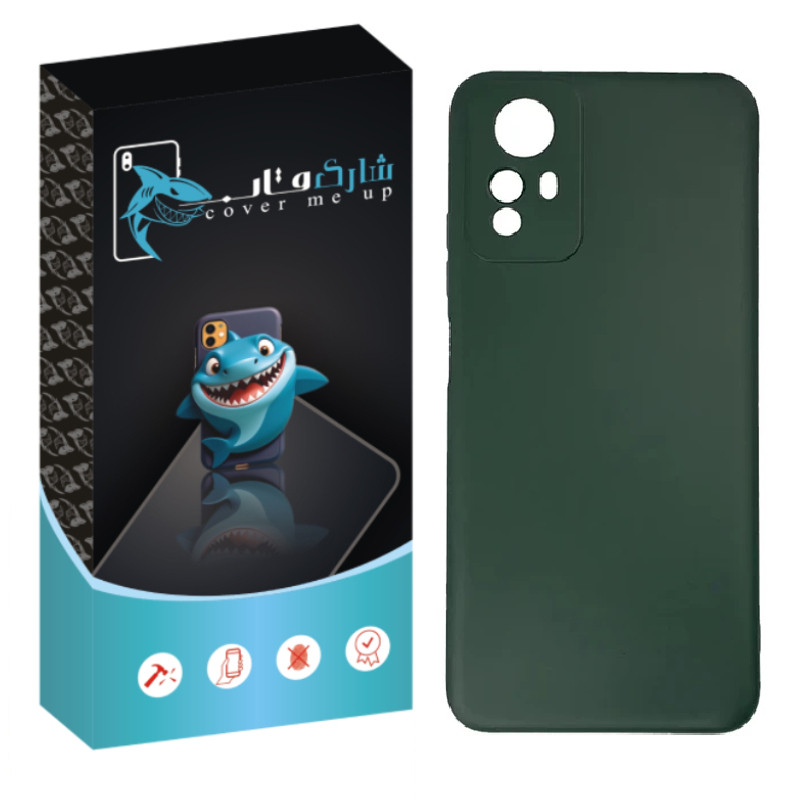 کاور شارک قاب مدل سیلیکونی مناسب برای گوشی موبایل شیائومی Redmi Note 12S